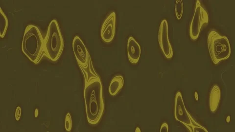 Neon organic loop wide screen abstract background orange moldy Stock Footage 200930167