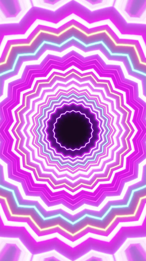 Neon Ornament Background 스톡 동영상 268693860