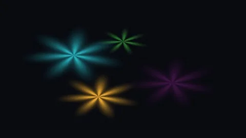 Neon Paint Splash 4K 库存影片 337902917