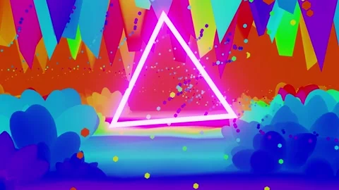 Neon Paradise 4K Stock Footage 150339213