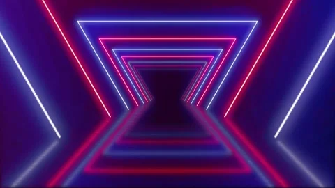 Neon Particles and Light Wave Background Stock Footage 322953995