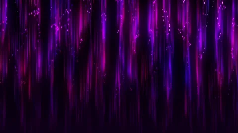 Neon Particles Rain Widescreen Abstract Background Stock Footage 201149319