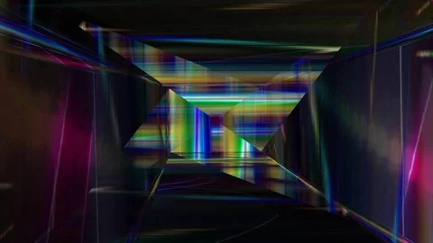 Neon Passage Stock Footage 96164402