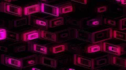 Neon Pattern 001 B Alternate Strength SC 4K Stock Footage 44793848