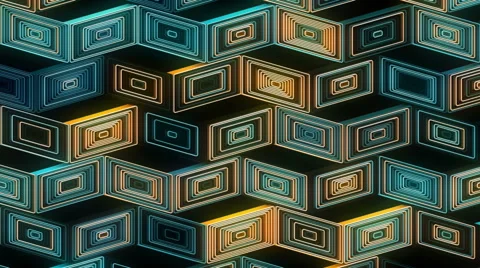Neon Pattern 001 B Beat Random TC 1280x720 Stock Footage 44685652