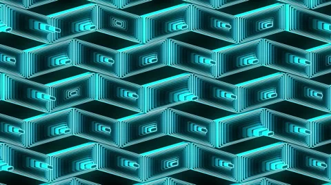 Neon Pattern 001 B Beat Wave SC 1280x720 Video stock 44688095