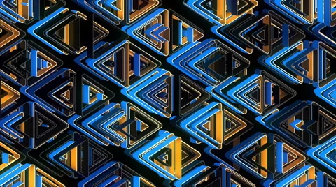 Neon Pattern 002 B Alternate Random TC 720p Video stock 44977556