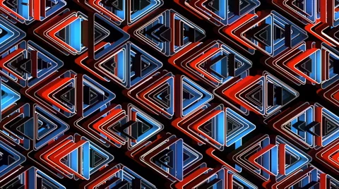 Neon Pattern 002 B Alternate Wave TC 1080p Stock Footage 44978857