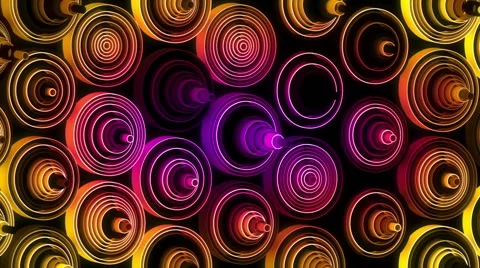 Neon Pattern 003 B Beat Random GSC 720p Video stock 44792311