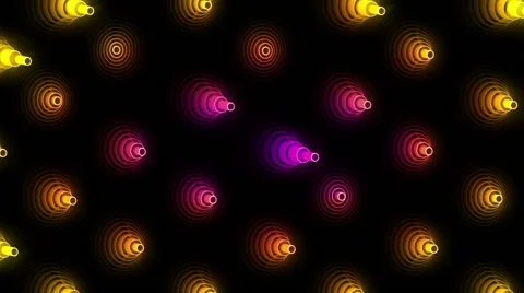 Neon Pattern 003 B Beat Strength GSC 1080p Video stock 44792677