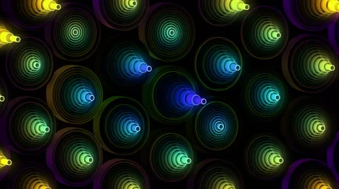 Neon Pattern 003 B Beat Strength GTC 720p Video stock 44792718