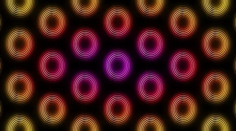Neon Pattern 003 B Beat Wave GSC 1080p Stock Footage 44792845