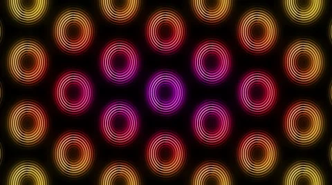 Neon Pattern 003 B Beat Wave GSC 4K Stock Footage 44792924