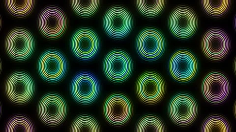 Neon Pattern 003 B Beat Wave GTC 720p Video stock 44793047
