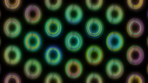 Neon Pattern 003 B Beat Wave GTC 4K Stock Footage 44793080