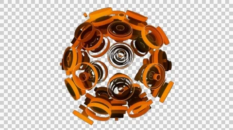 Neon Pattern 003 C Alternate Wave SC 4K with alpha Video stock 44888899