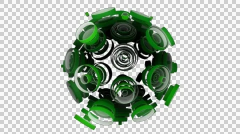 Neon Pattern 003 C Float Strength SC 1080p with alpha Video stock 44926970