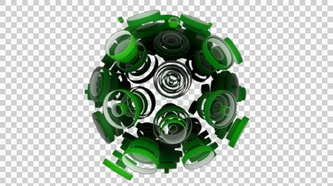 Neon Pattern 003 C Float Strength SC 720p with alpha Stock Footage 44927169