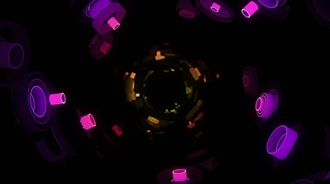 Neon Pattern 003 F Float Wave GSC 720p Video stock 45237707