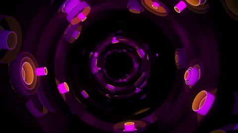 Neon Pattern 003 F Float Wave GTC 1080p Stock Footage 45237860