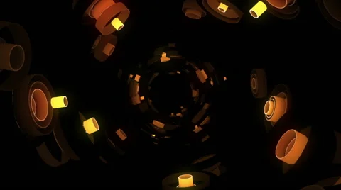 Neon Pattern 003 F Float Wave SC 720p Video stock 45238179