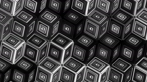 Neon Pattern 005 B Alternate Random GTC 4K Video stock 45731949