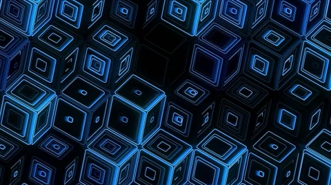 Neon Pattern 005 B Alternate Random SC 720p Video stock 45774418