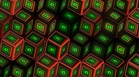 Neon Pattern 005 B Alternate Random TC 1080p Stock Footage 45774759