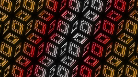 Neon Pattern 005 B Alternate Wave GSC 720p Video stock 45776853