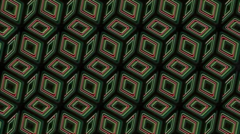 Neon Pattern 005 B Alternate Wave GTC 1080p Stock Footage 45777003