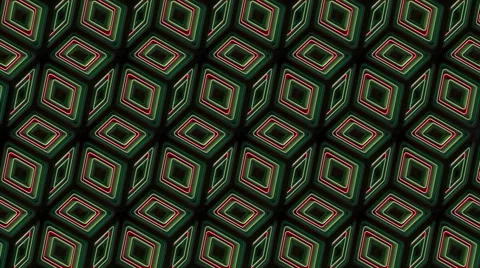 Neon Pattern 005 B Alternate Wave GTC 4K Stock Footage 45777271