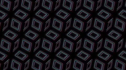 Neon Pattern 005 B Alternate Wave TC 1080p Stock Footage 45777715
