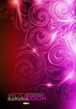 Neon Pattern Background. Neon Pattern Background. Vector Illustration. Eps... 스톡 사진