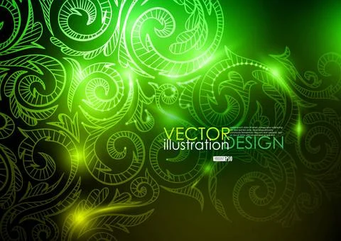 Neon Pattern Background. Neon Pattern Background. Vector Illustration. Eps... Foto stock