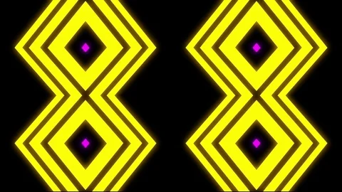 Neon Patterns 2 Stock Footage 70505360
