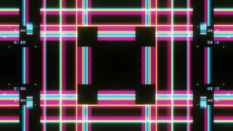 Neon patterns of shimmering lines for the holiday Stock-Footage 200772263