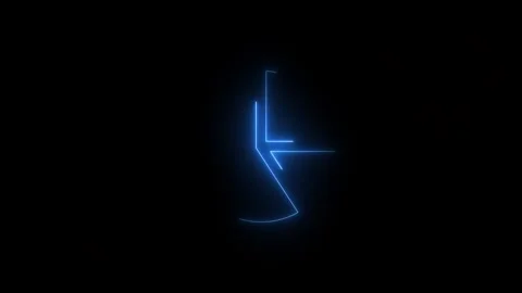 Neon pie chart icon animation bundle, glowing analytics symbol set, colorfu.. Stock Footage 313740222
