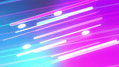Neon pink blue gradient with glowing diagonal light streaks, Seamless Loop Stock Footage 341858413