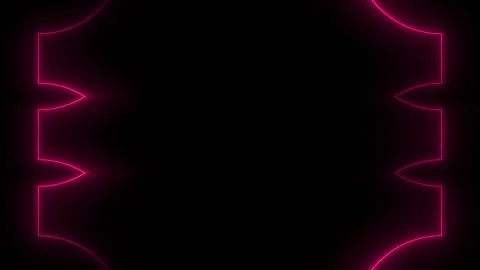 Neon Pink Frame Abstract Background Stock Footage 284399217