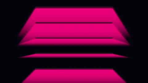 Neon Pink Geometric Blinds Pulsing Background Loop Stock Footage 341844550