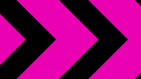 Neon Pink Kinetic Chevron Pattern Moving Backward in Seamless Loop Stock Footage 335861361