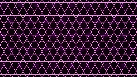 Neon Pink Triangle Grid on Dark Purple Seamless Loop Stock Footage 340745854