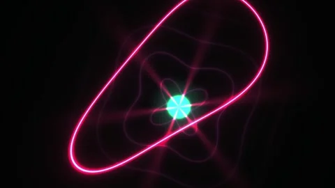 Neon pink triangle light design element. Stock Footage 340038585