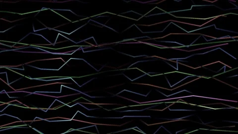 Neon Pipes Motion Background Stock Footage 76989336