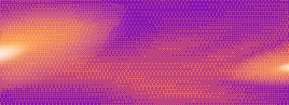 Neon pixel texture background with gradient Illustrazione stock