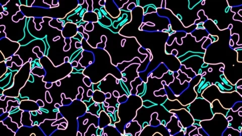Neon Plasma Background Video Stock Footage 262466545