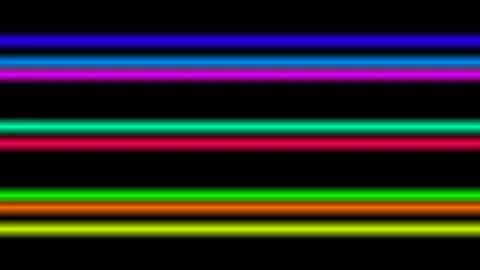 Neon plasma scan lines on black background overlay 4K Vídeos de archivo 336513359