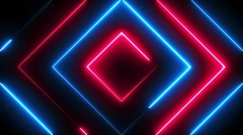 Neon polygons Neon polygons. Computer generated 3d render Copyright: xZoon... Stock Photos