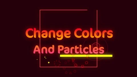 Neon Pop Title  After Effects	Stock