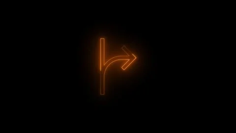 Neon private call icon glowing black background animation Vidéo 285526613